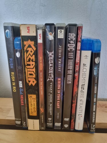 Rock metal konzerte dvd - metal, rush