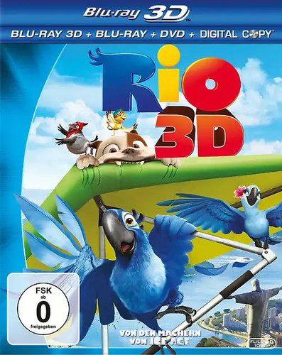 Rio inkl version dvd - rio, 3d